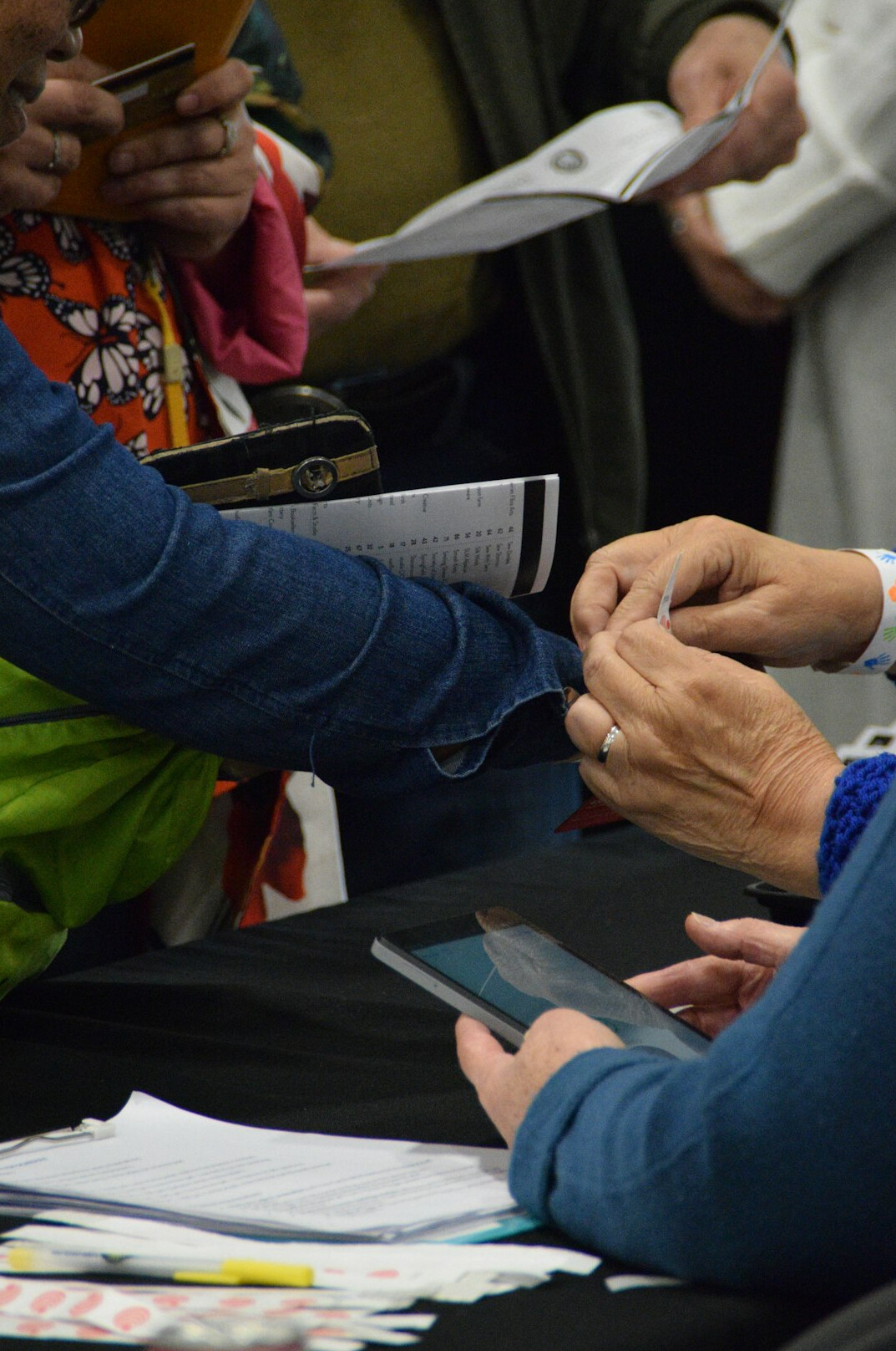 citizens participating in democracy workshop